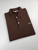 Camisa Gola Polo Lacoste - Marrom