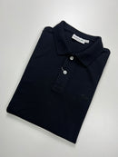 Camisa Gola Polo Lacoste Monocromática- Preta