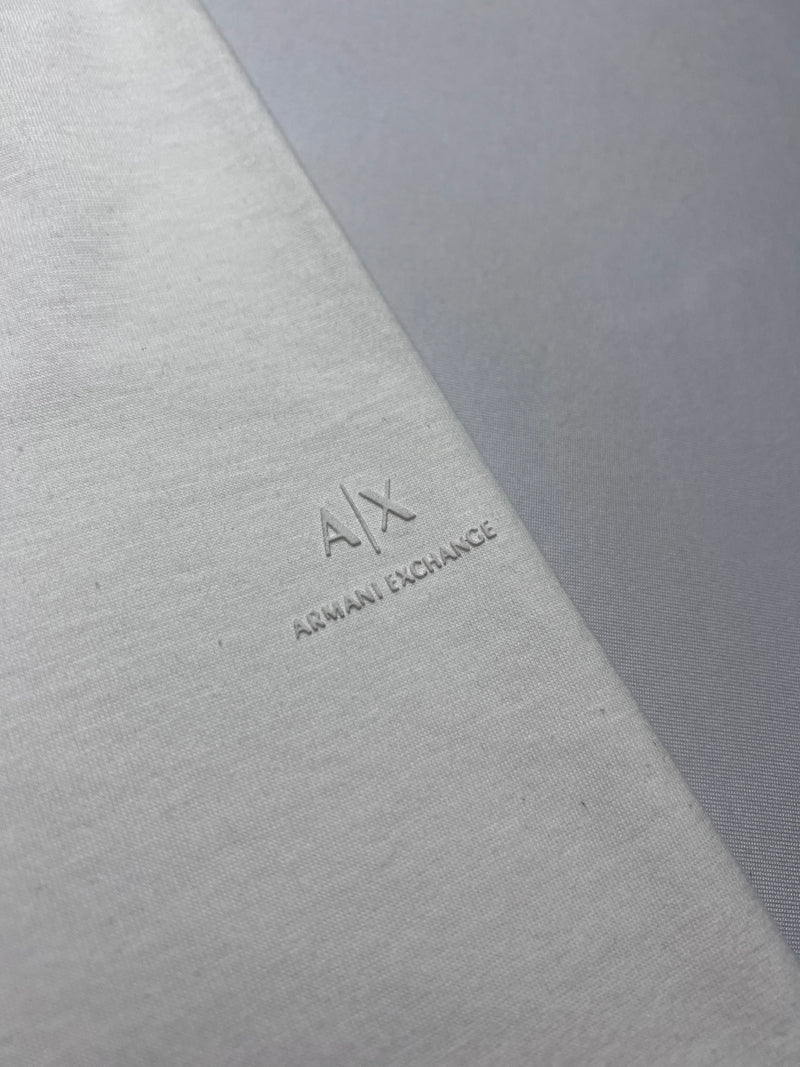 Camiseta Armani Exchange - Off White - Seda Pima