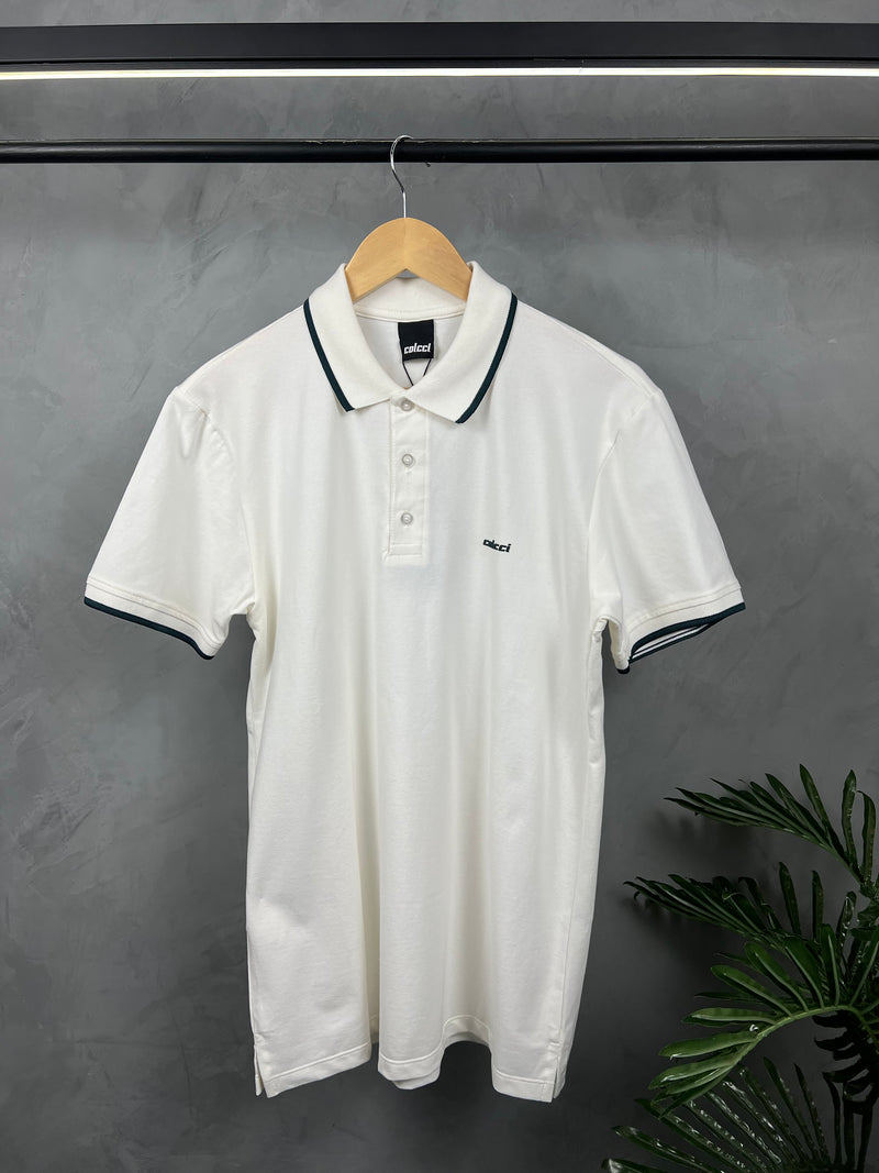 Camisa Gola Polo Colcci - Off White