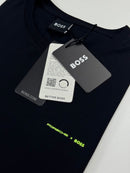 Camiseta Porsche x Boss - Preta/Verde - Pima Chinese Soft Touch