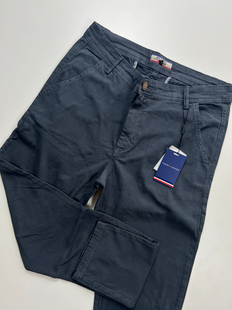 Calça Sarja Tommy Hilfiger  - Chumbo