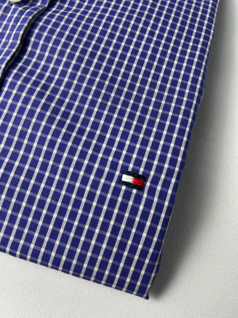 Camisa Social Polo Ralph Lauren Oxford - Xadrez Roxa