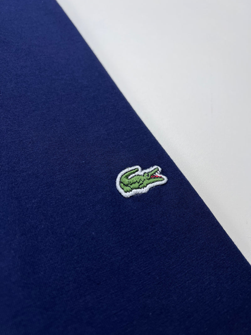 Camiseta Lacoste - Azul Marinho  - Seda Pima