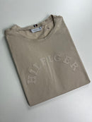 Camiseta Tommy Hilfiger - Bege - Algodão Egípcio