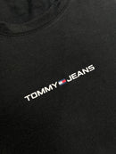 Camiseta Tommy Jeans - Preta - Algodão Egípcio