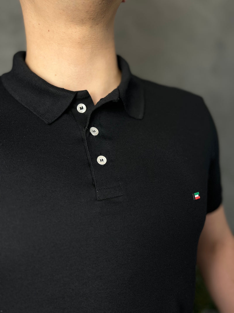 Camisa Gola Polo Enzo Milano - Preta