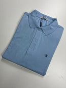 Camisa Gola Polo Calvin Klein - Azul Bebê