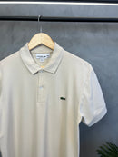 Camisa Gola Polo Lacoste - Off White