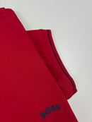 Camisa Gola Polo Hugo Boss    - Vermelha