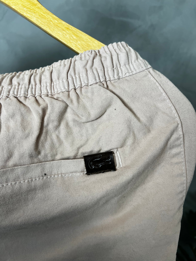 Short Sarja Lacoste - Bege