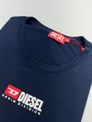 Camiseta Diesel - Azul Marinho - Algodão Egípcio