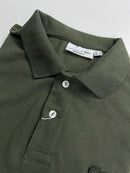 Camisa Gola Polo Lacoste Monocromática - Verde Militar