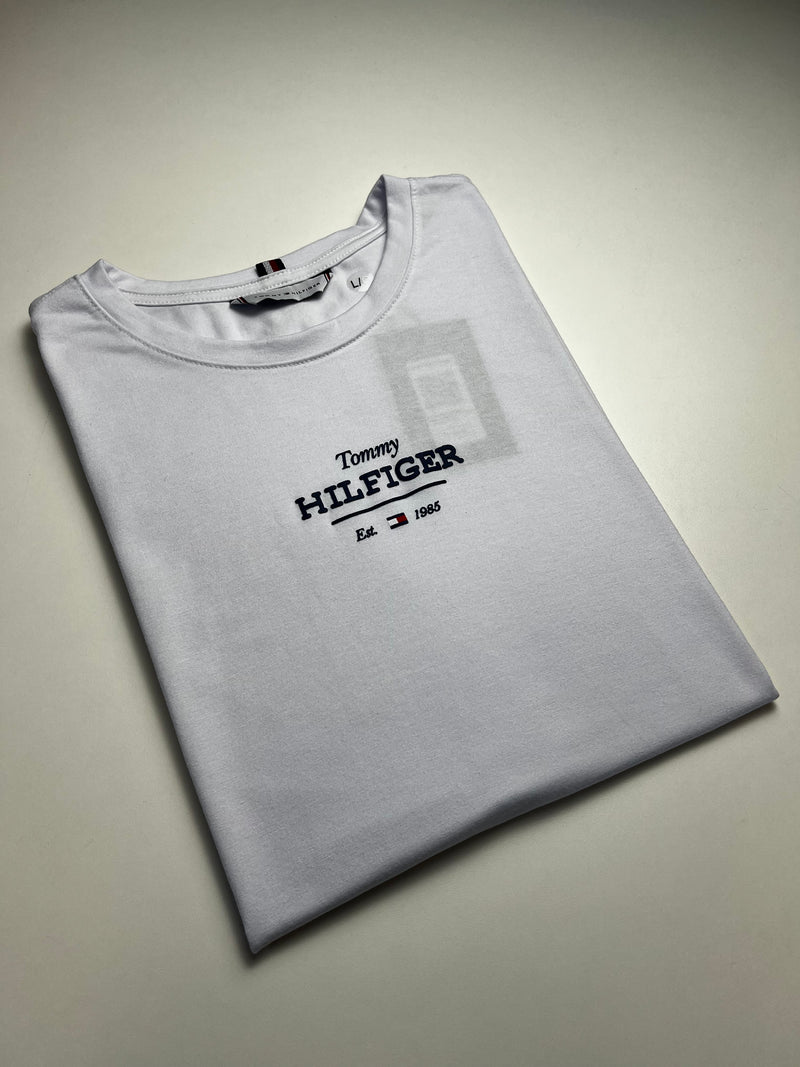 Camiseta Tommy Hilfiger - Branca - Algodão Egípcio