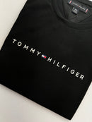 Camiseta Tommy Hilfiger - Preta      - Algodão Egipcio