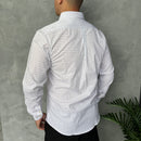 Camisa Social Polo Ralph Lauren Oxford - Xadrez Branca