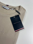 Camiseta Tommy Hilfiger - Bege - Algodão Egípcio