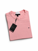 Camiseta Tommy Hilfiger Basic - Rosa  - Algodão Egípcio