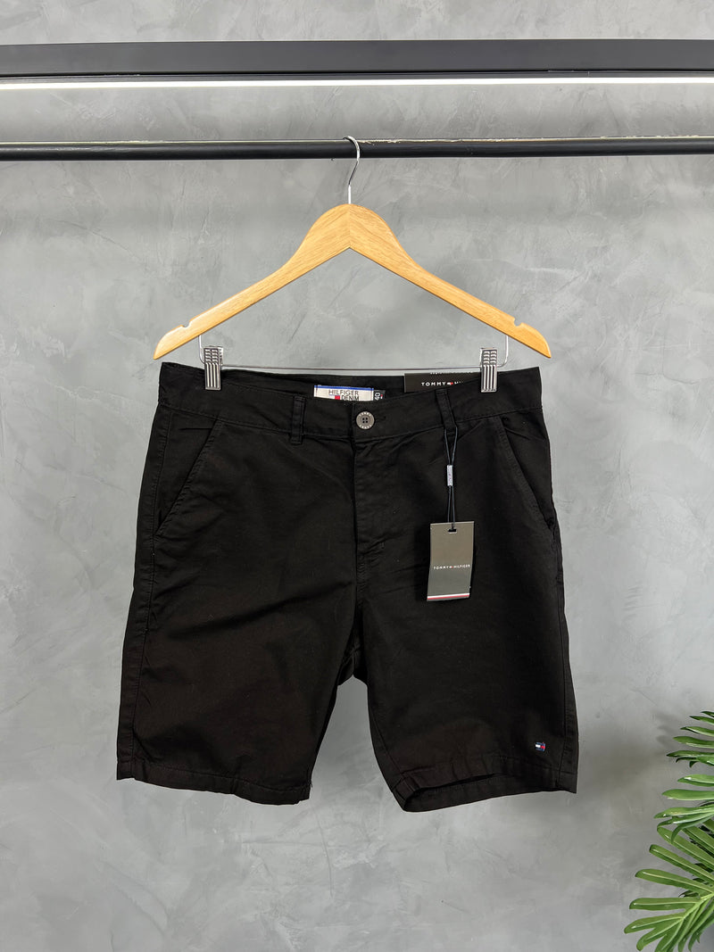 Bermuda Sarja Tommy Hilfiger Denim - Preta