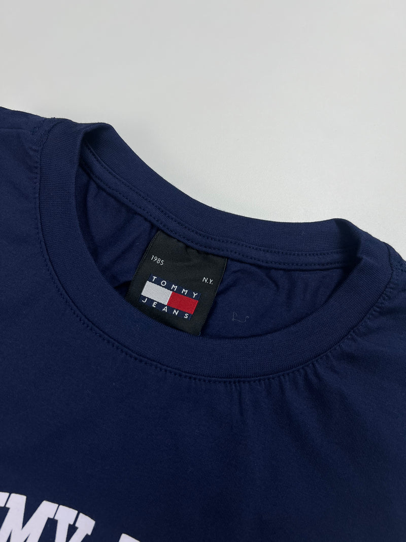 Camiseta Tommy Jeans - Azul Marinho - Seda Pima