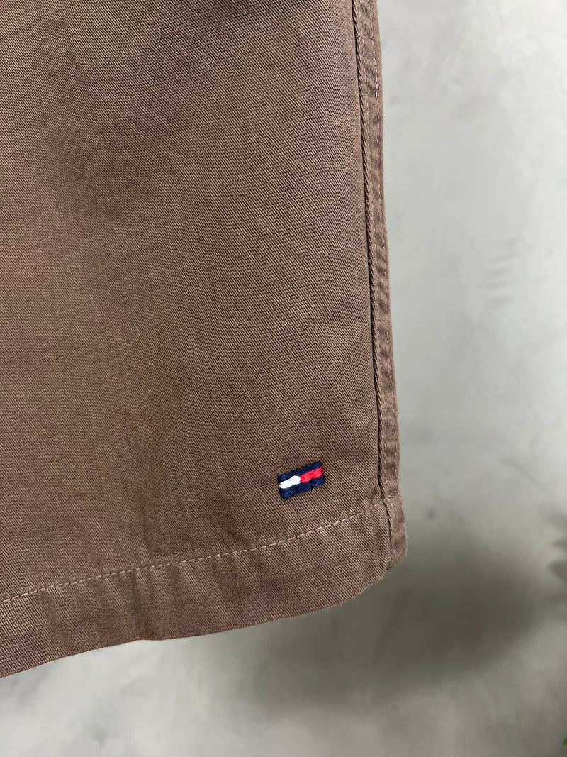 Bermuda Sarja Tommy Hilfiger - Marrom