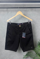Bermuda Sarja Tommy Hilfiger - Preta