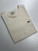 Camiseta Lacoste  - Off White - Algodão Egípcio