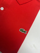 Camisa Gola Polo Lacoste - Vermelha