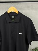 Camisa Gola Polo Hugo Boss -  Preta