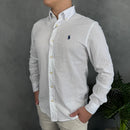 Camisa Social Polo Ralph Lauren - Branca - Linho