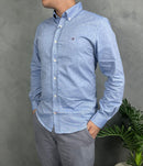Camisa Social Tommy Hilfiger Regular - Azul Claro
