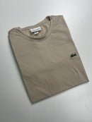 Camiseta Lacoste  - Bege - Algodão Egípcio