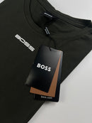 Camiseta Hugo Boss - Verde Musgo - Algodão Egípcio