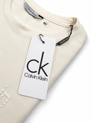 Camiseta Calvin Klein - Algodão Egípicio - Off White