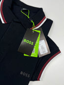 Camisa Gola Polo Hugo Boss   - Preta
