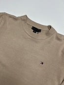 Suéter Tommy Hilfiger Importado Gola Redonda  - Bege