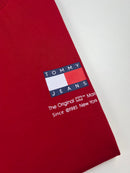Camiseta Tommy Jeans - Vermelha - Seda Pima