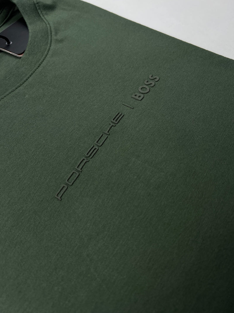 Camiseta Porsche Boss - Verde - Seda Pima