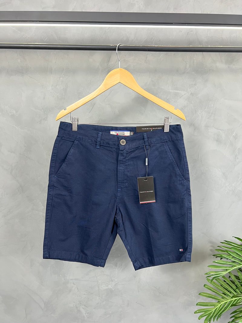 Bermuda Sarja Tommy Hilfiger Denim - Azul Marinho