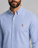 Camisa Social Polo Ralph Lauren Sarja  - Azul Claro
