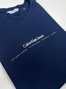 Camiseta Calvin Klein - Azul Marinho - Algodão Egípicio