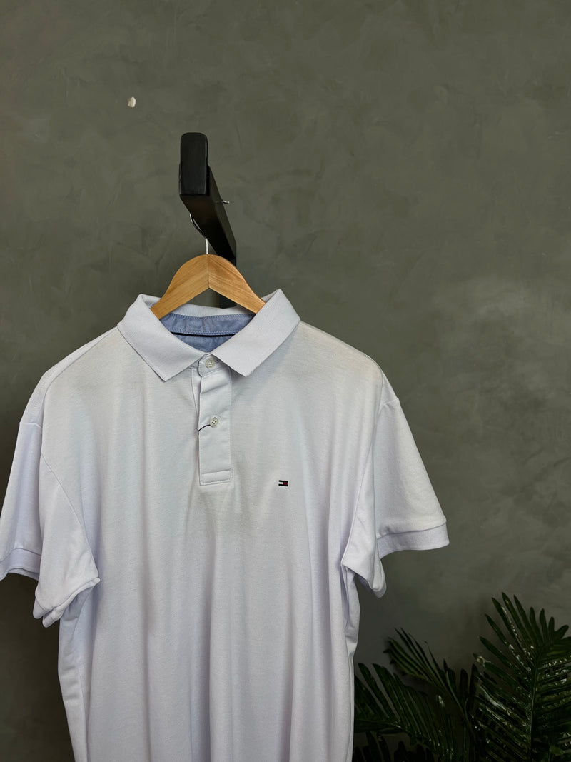 Camisa Gola Polo - Tommy Hilfiger - Branca