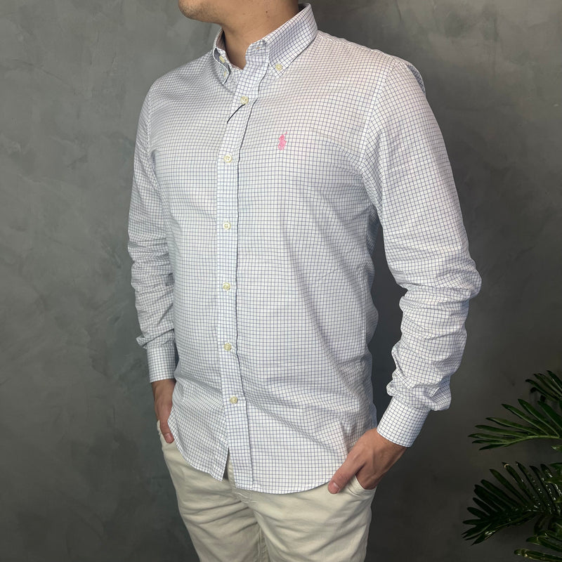 Camisa Social BR/RS Polo Ralph Lauren Oxford - Xadrez
