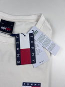 Camiseta Tommy Jeans - Off White - Pima Strech