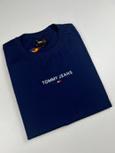 Camiseta Tommy Jeans - Azul Marinho - Seda Pima