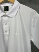 Camisa Gola Polo Hugo Boss -  Branca