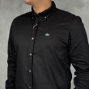 Camisa Social Lacoste - Preta