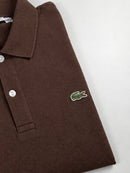 Camisa Gola Polo Lacoste - Marrom