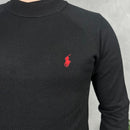 Suéter Polo Ralph Lauren Importado Gola Média  - Preto