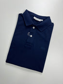 Camisa Gola Polo Lacoste Monocromática - Azul Marinho